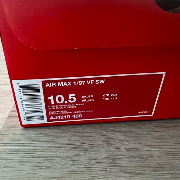 Nike Air Max 1/97 “Sean Wotherspoon” shoes size 10.5 - Picture 9 of 9